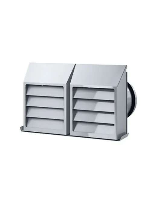 STIEBEL ELTRON Ansaug-Ausblasgitter KWG 160, Stahlblech pulverbeschichtet, 239140